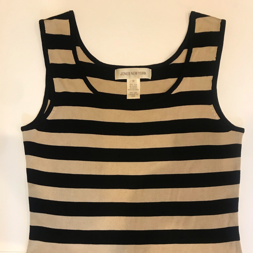 Jones New York 100% Silk Tank Top
